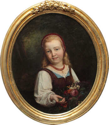 Груздин Артемий Михайлович. Портрет девочки 